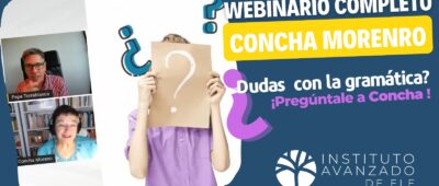 Webinario gratuito | ¿Dudas sobre gramática? Pregúntale a Concha Moreno